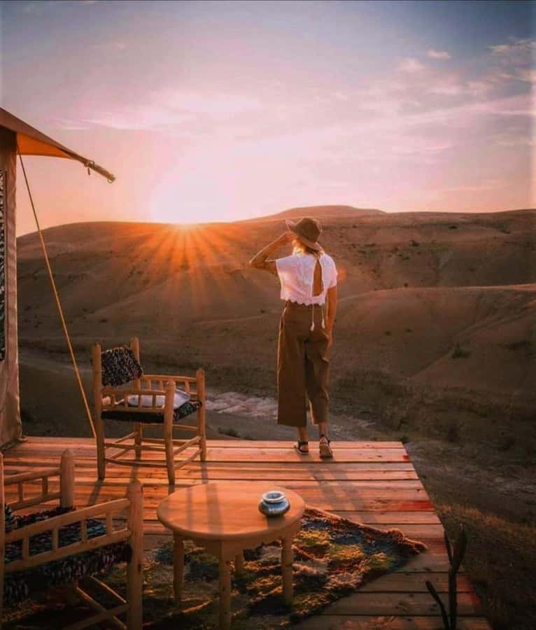 From Marrakech: Dinner in Agafay Desert with Sunset - Driving through Berber communities