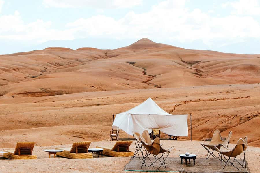 From Marrakech: Dinner show in Agafay Desert & Sunset Quad - Leaving Marrakech for the stony Agafay Desert