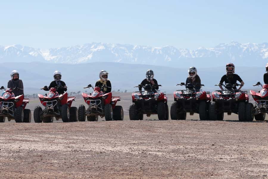 From Marrakech: Guided Quad Biking Tour in Agafay Desert - Turtle Valley, desert plateaux, and Berber villages