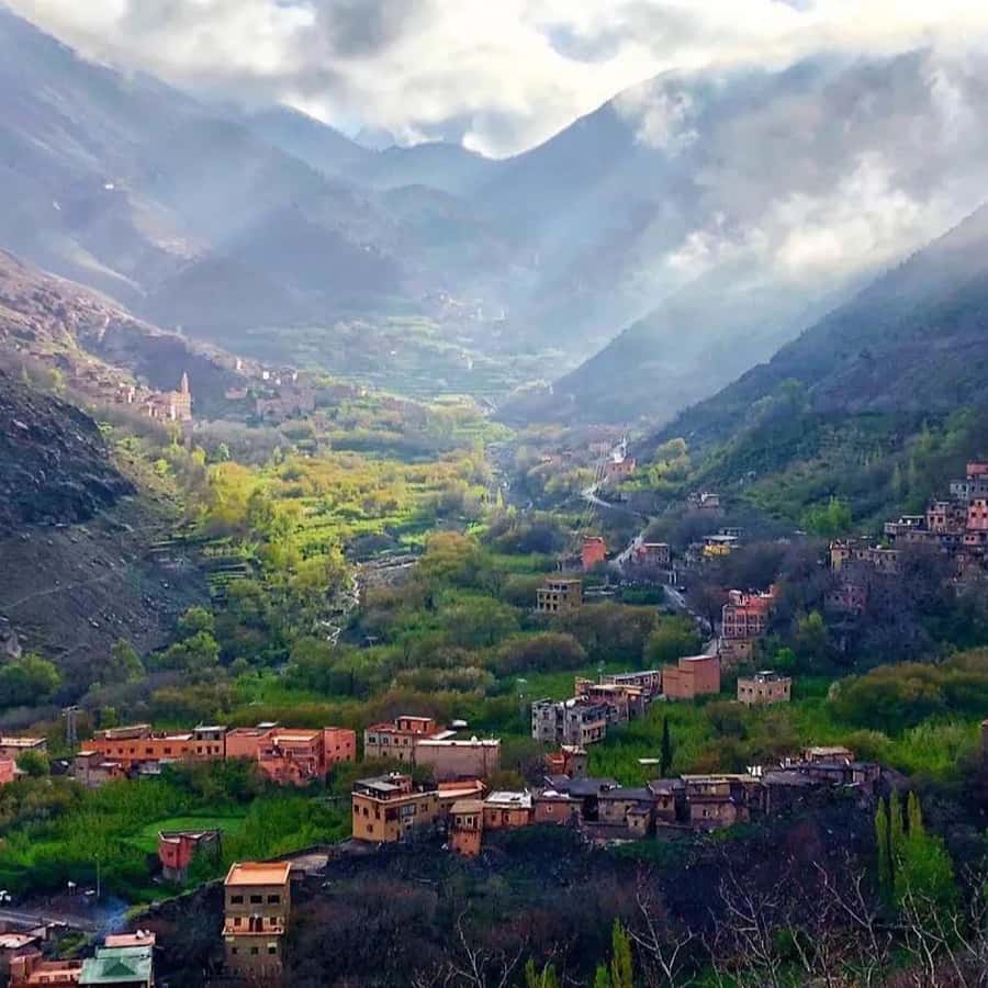 From Marrakech: High Atlas Mountains and 4 Valleys Day Trip - The drive from Marrakech to the Atlas foothills