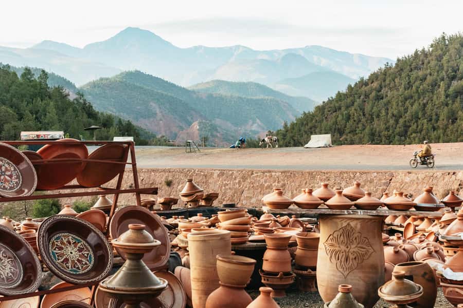 From Marrakech: High Atlas Mountains and 5 Valleys Day Trip - Lunch with a Berber family