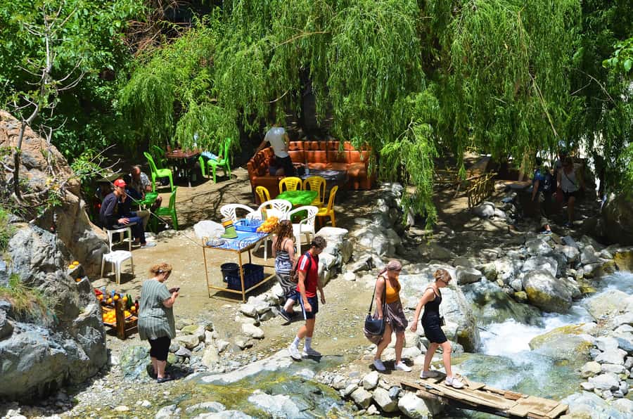 From Marrakech: Ourika Valley & Atlas Mountains Waterfalls - Reaching Setti Fatma and the seven waterfalls