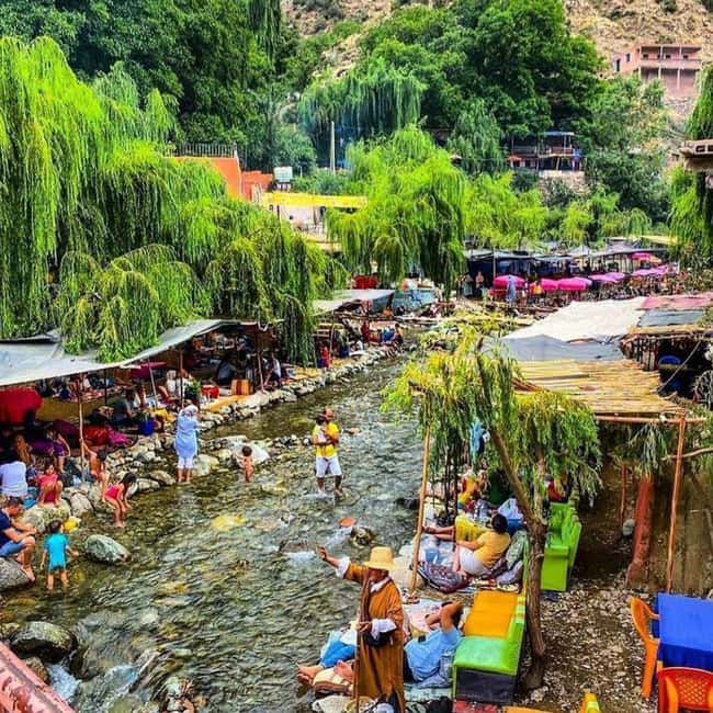 From Marrakech: Ourika Valley Tour with Lunch & Camel Ride - From Marrakech to the red-rock Ourika Valley