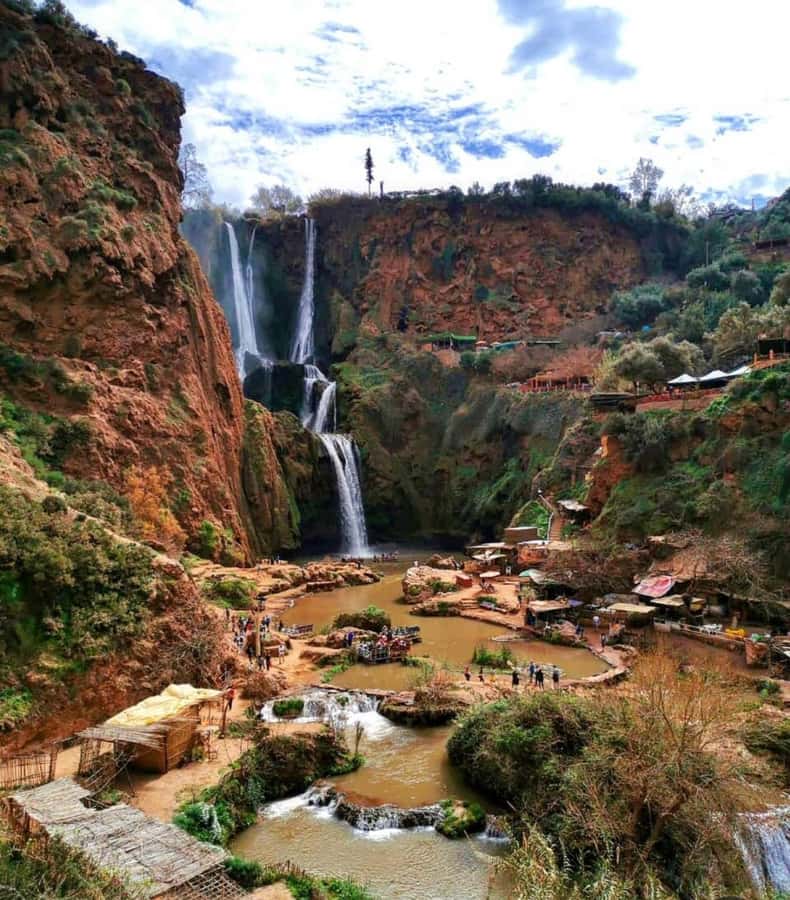 From Marrakech:Ouzoud Waterfalls Day Trip with Boat Tour - Leaving Marrakech for the Atlas foothills