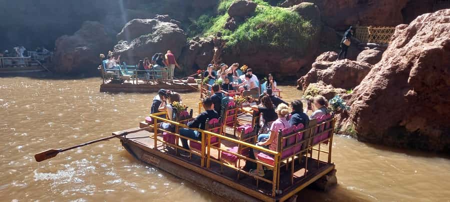 From Marrakech: Ouzoud Waterfalls Guided Tour and Boat Trip - Barbary macaques in the olive trees