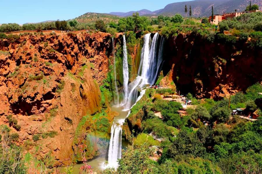 From Marrakech: Ouzoud Waterfalls Local Guided and Boat Ride - Barbary apes, orchards, and local stops