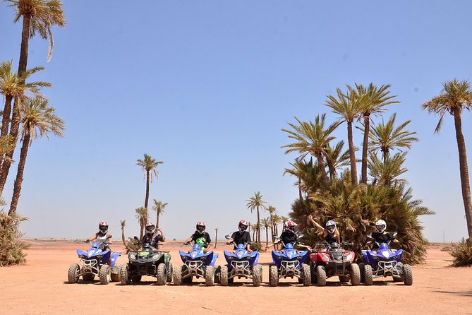 From Marrakech: Palm Grove Quad Bike and Camel Ride Tour - The 1.5 to 2-hour quad route