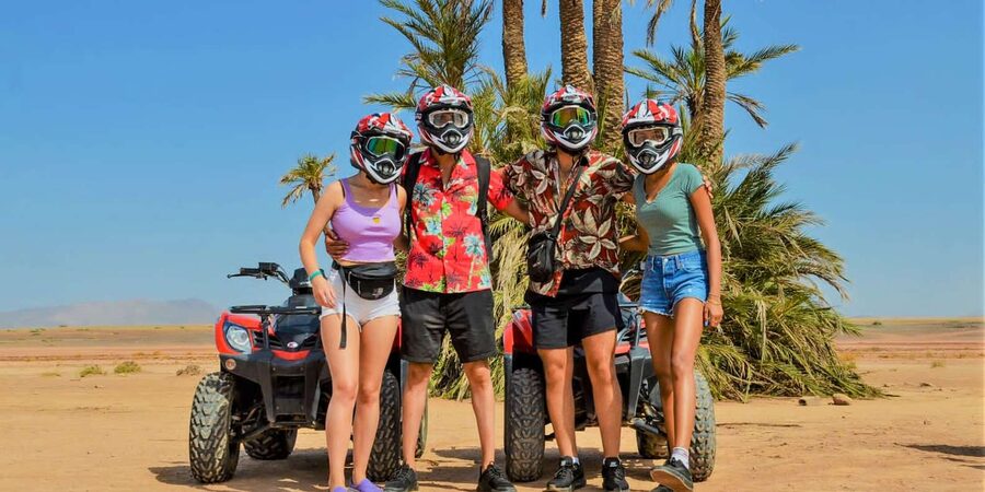 From Marrakech: Palm Grove Quad Bike Tour with Mint Tea - What the $40 price really covers