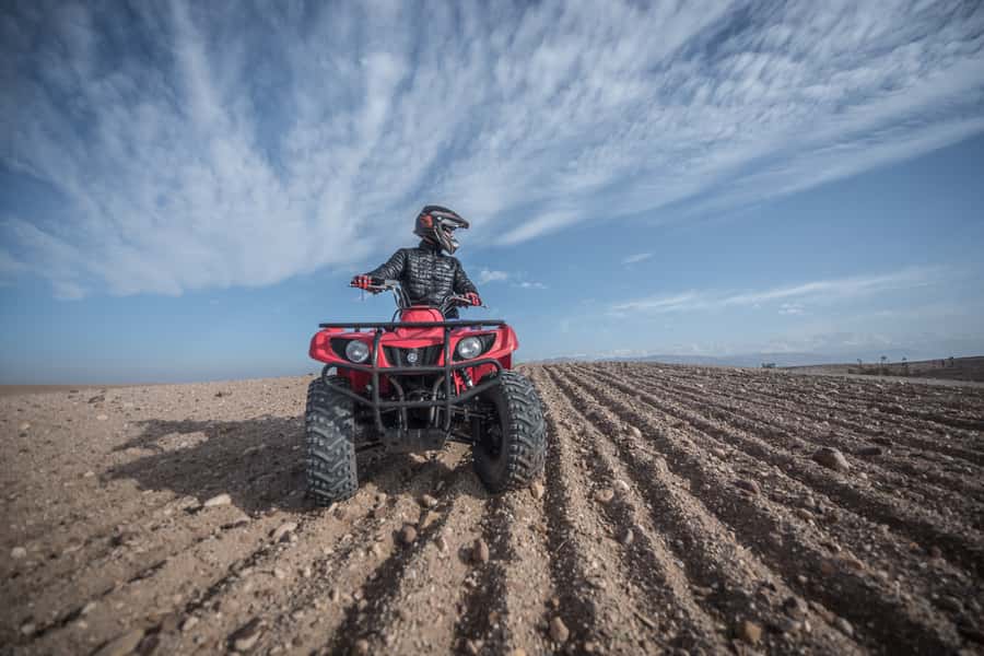 From Marrakech: Premium Agafay Desert Half-Day Quad Biking - Leaving Marrakech for Agafay’s rocky desert