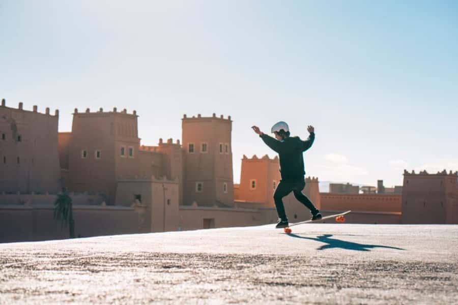 From Marrakech: Unforgettable 3-Day Desert Tour to Fes - Camel tracks at sunset