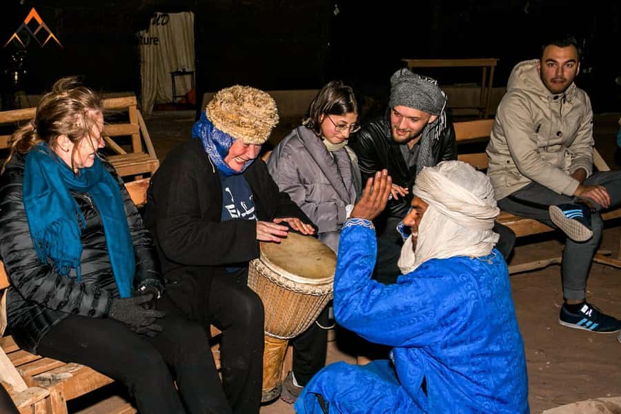 From Marrakech: Zagora 2-Day Desert Safari with Food & Camp - The sunset camel ride into Zagora camp