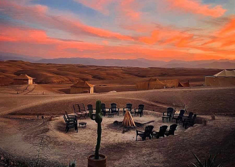 From Marrakesh Agafay Desert Dinner & Sunset, and Camel Ride - What $32 includes