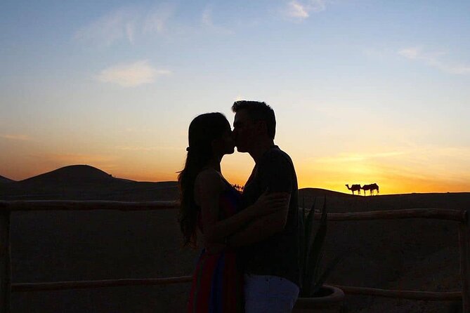 From Marrakesh: Agafay Desert Sunset, Camel Ride, and Dinner - Leaving Marrakech by private 4WD