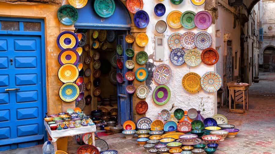 From Marrakesh: Essaouira Day Trip - Sqala du Port and the blue fishing boats