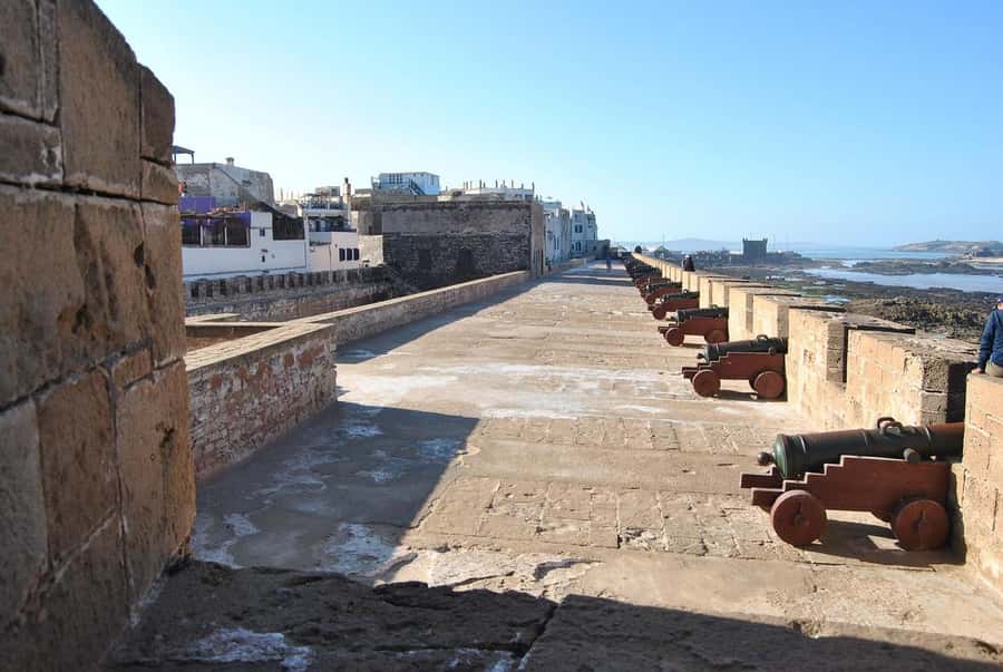 From Marrakesh: Small Group To Essaouira With Opt Activities - Bronze cannons and the Atlantic walls