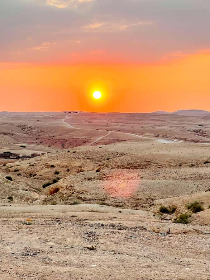From Marrakesh: Sunset Dinner in Agafay at Berber Camp - Sunset tea and sweets at the desert camp