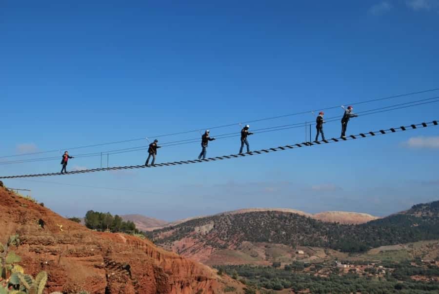From Marrakesh: Zip-Line & Hike in the Atlas Mountains - Argan oil, bread, and Moroccan tea