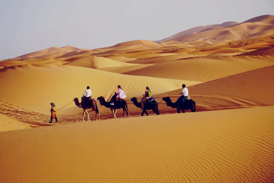 From Merzouga: Desert Overnight in Heated Tent & Camel Ride - Arriving near Auberge Salama at 5 pm