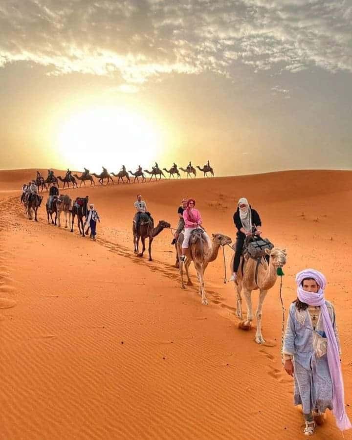 From Merzouga: Overnight Camel Trek over Erg Chebbi Dunes - Leaving Merzouga for the Erg Chebbi dunes