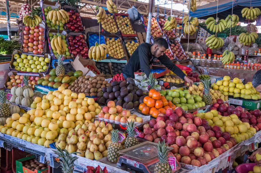 From Taghazout or Agadir: Souk El Had Guided Tour in Agadir - Following the guide through 6,000 shops