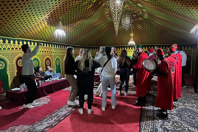 Full Package Agafay Desert, Quad Bike, Camel Ride and Dinner show - Dinner under the Berber tent
