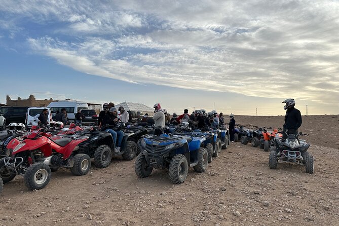 Full Package Agafay Desert, Quad Bike, Camel Ride and Dinner show - The camel ride offers atmosphere more than adventure