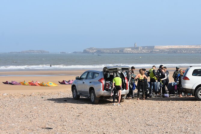Group Kitesurf Lesson - Learning wind control before touching the water