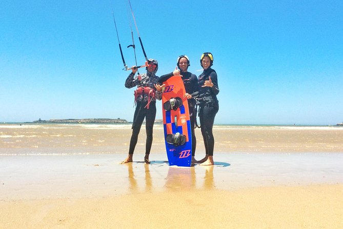 Group Kitesurfing lesson with a Local in Essaouira Morocco - Body dragging and relaunching in the water