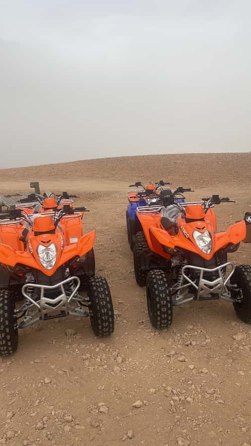 Half day Quad biking at Agafay Desert - Getting your first lesson and safety gear
