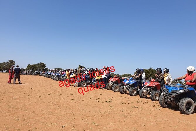 Half day Quad excursion / Half day quad - Starting near Sidi Bibi with a short safety briefing