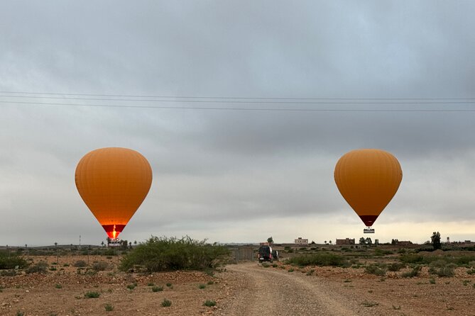 Hot Air Balloon Adventure in Marrakech with Transfer - The take-off sites trade crowds for open views