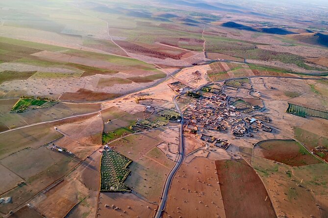 Hot Air Balloon Adventure over Marrakesh and Atlas Mountains - Tea, fire, and the balloon inflation