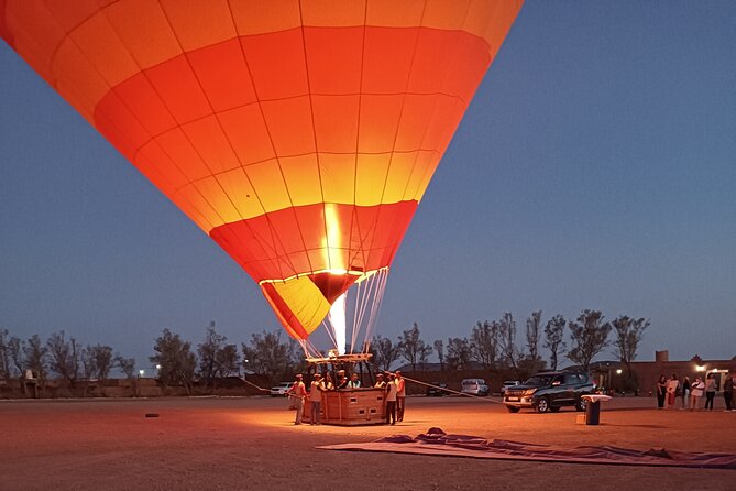 Hot air balloon flight to Marrakech in a small group. Breakfast - Small details that make the morning easier