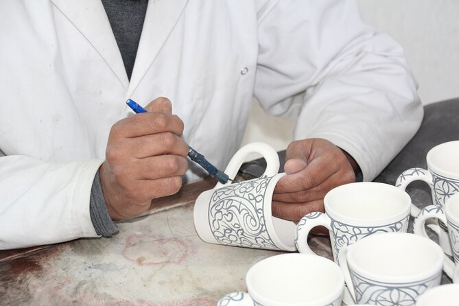 Interactive Pottery Painting and Zellige Mosaic Workshop in Fes - Key points at a glance