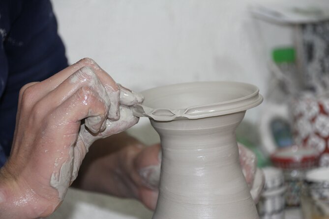 Interactive Pottery Painting and Zellige Mosaic Workshop in Fes - Pickup in Fes and the first look around the workshop