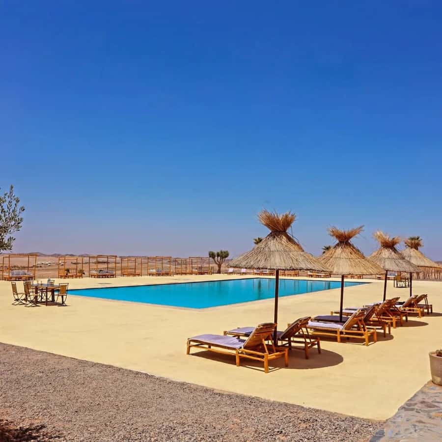 Luxury Agafay Desert : Quad , Camel Ride, Pool & Dinner Show - Moroccan dinner under the stars
