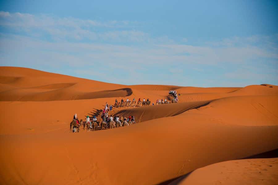 Marrakech: 3-Day Merzouga Desert Tour Camel & Sandboarding - Sleeping in a private Berber tent