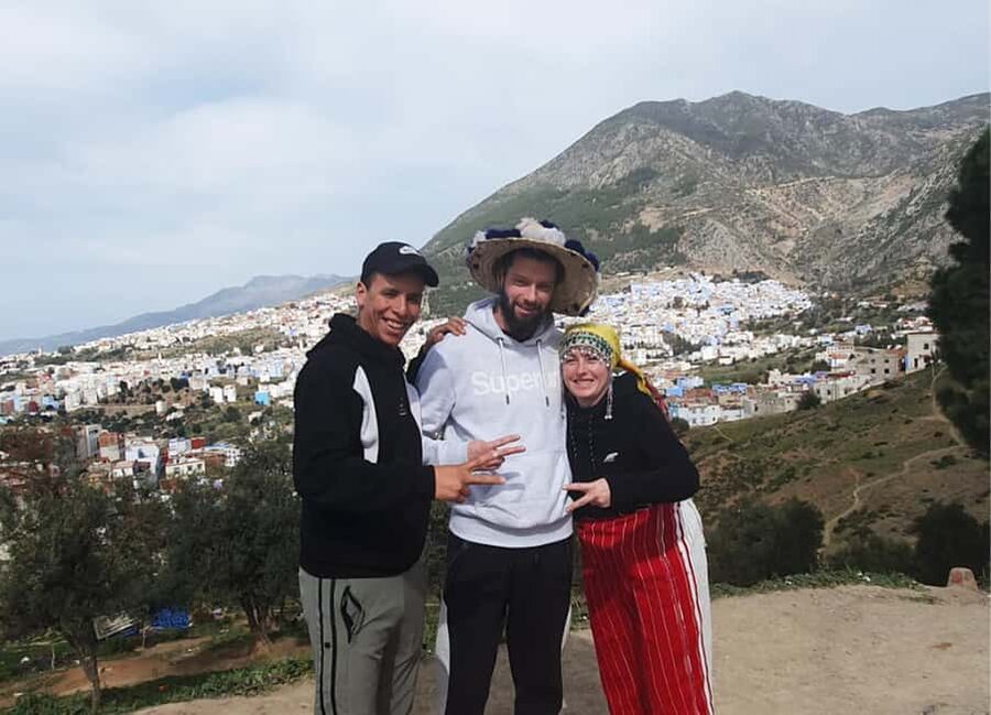 Marrakech: 3-Day Private Imperial Cities & Chefchaouen Tour - Day one: Hassan II Mosque, mountain roads, and Ifrane