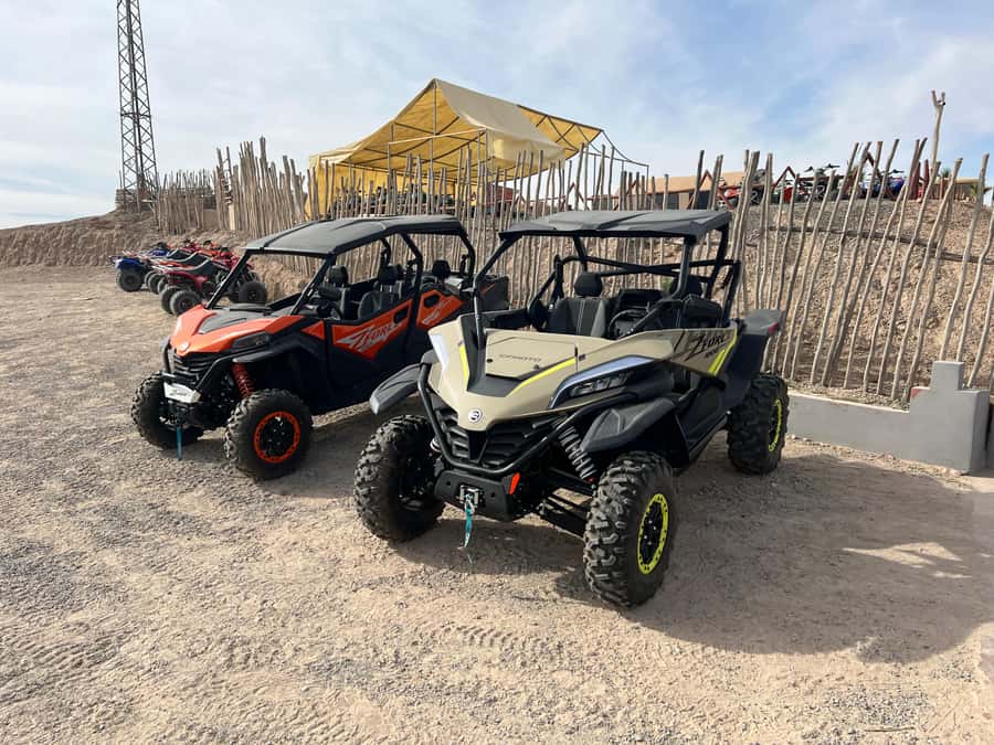 Marrakech: Agafay Desert Buggy bike 1000cc, Tea & Transfer - The 1.5-hour ride through Agafay