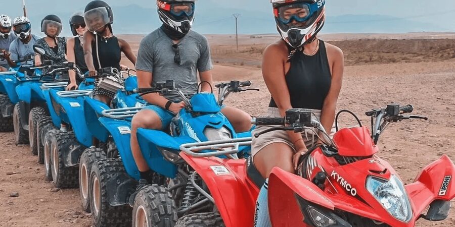 Marrakech: Agafay Desert Buggy bike 1000cc, Tea & Transfer - The guides make the ride easier