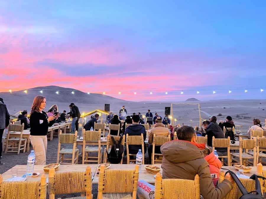 Marrakech: Agafay Desert Camel, Quad Bike & Dinner Show - A short camel ride as the sun drops
