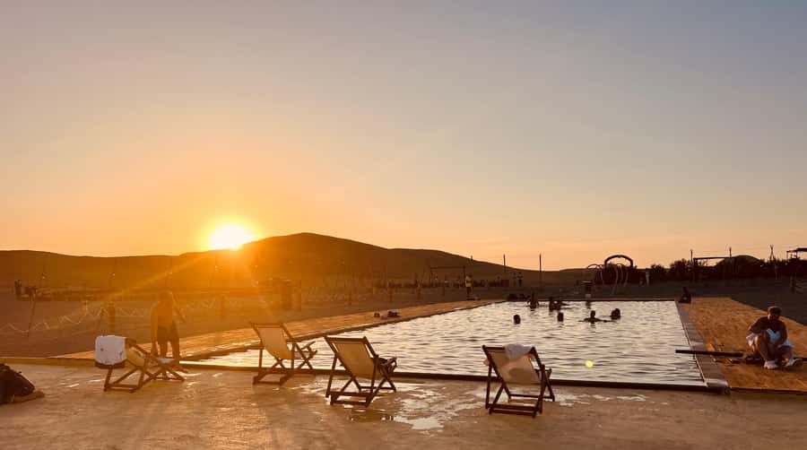 Marrakech: Agafay Desert Camel Ride, Dinner, Fire Show - Dinner under the stars is the evening’s anchor
