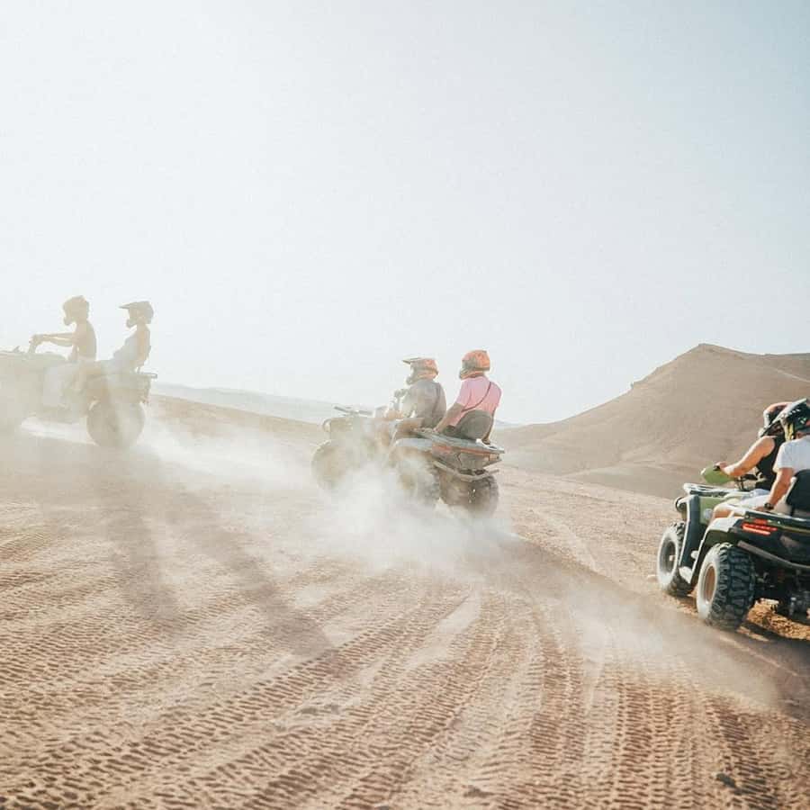 Marrakech: Agafay Desert Camel Ride & Quad with Dinner Show - Dinner under an Amazigh tent