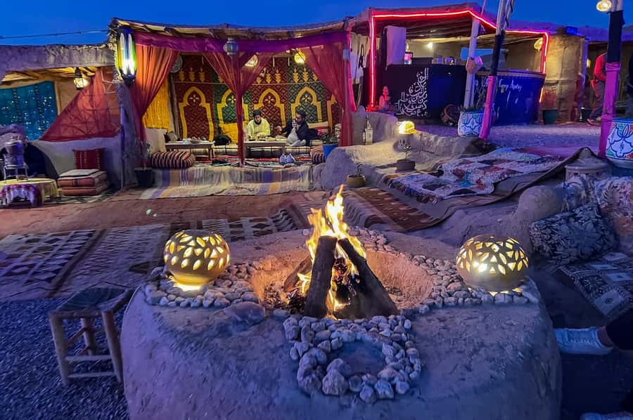 Marrakech: Agafay Desert Camel Ride with Dinner & Show - Sunset photos and the shift into evening