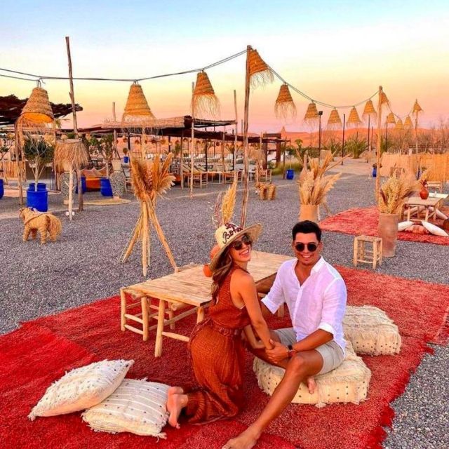 Marrakech: Agafay Desert Camp Lunch with Camel Ride and Pool - Guide service and the human side of the outing