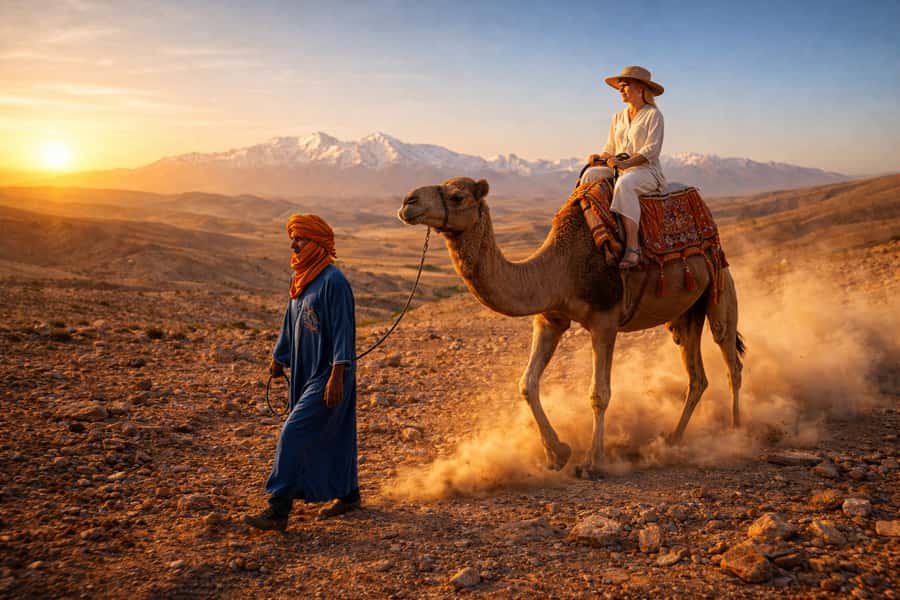 Marrakech: Agafay Desert Escape with Quad or Camel Ride - Leaving Marrakech for the red hills of Agafay