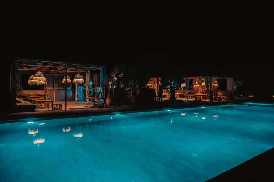 Marrakech: Agafay Desert Inara Camp Pool Day Pass w/ Dinner - Key points at a glance