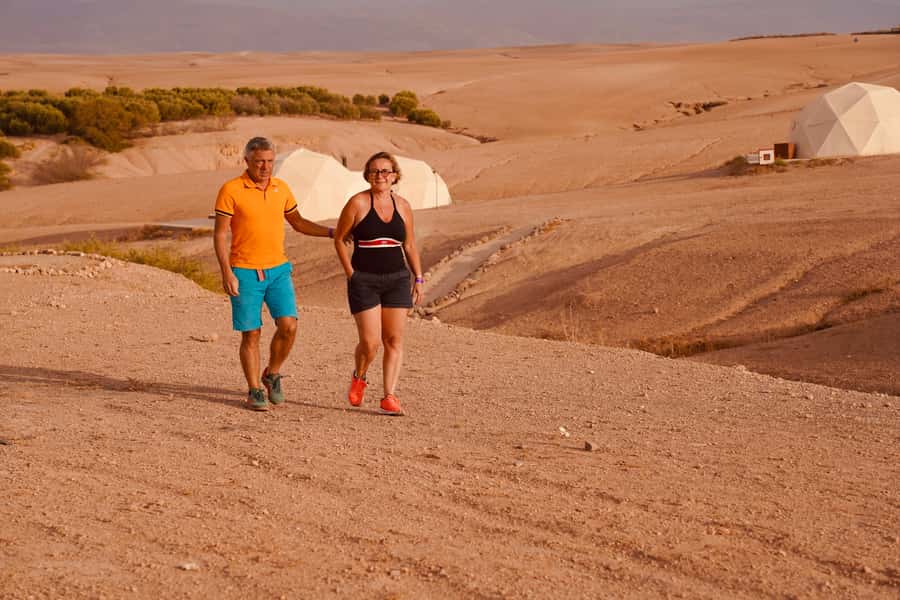 Marrakech: Agafay Desert Magic Sunset Dinner & Live Show - Moroccan dinner under the stars