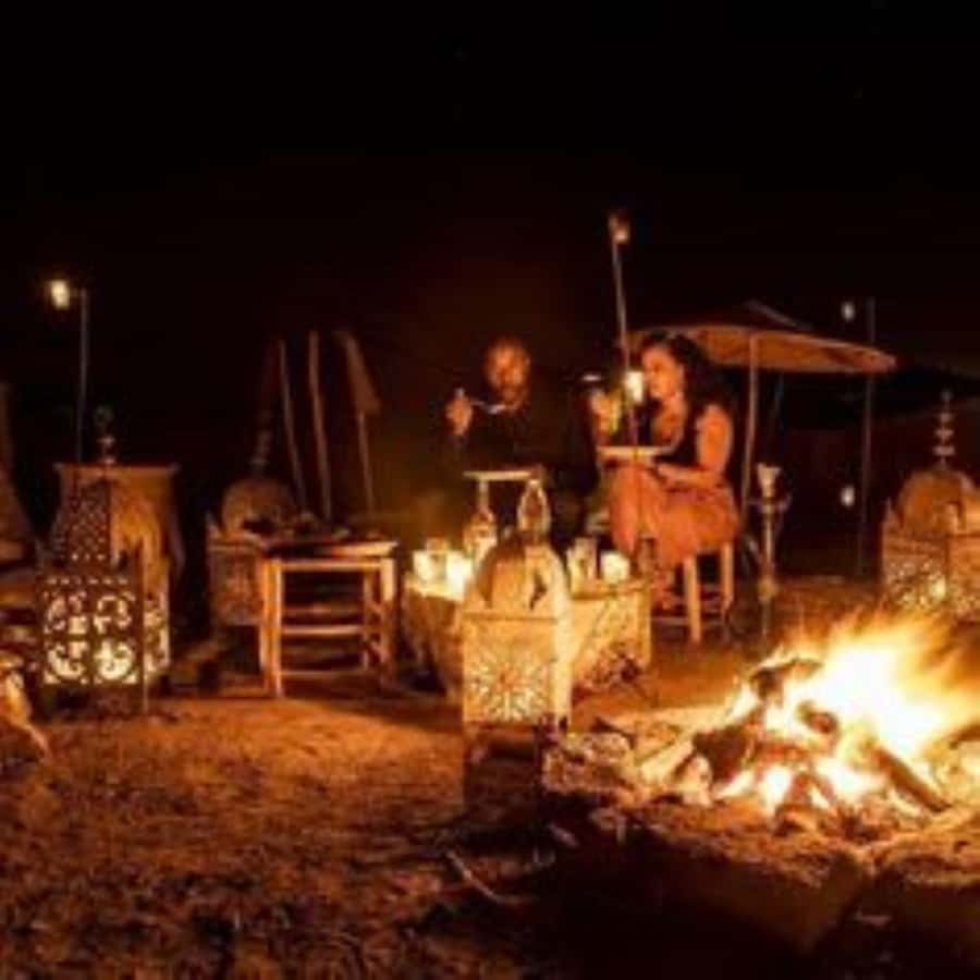 Marrakech: Agafay Desert Magic Sunset Dinner & Live Show - Guides and the human side of the trip
