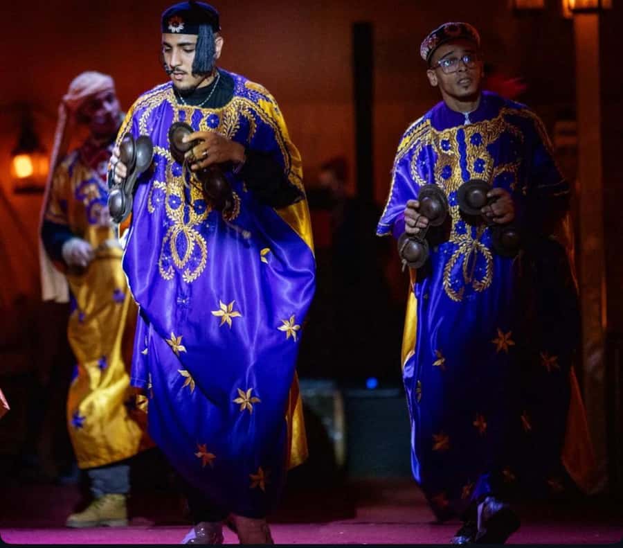 Marrakech: Agafay Desert Overnight Stay, Dinner & Activities - Welcome tea, pool time, and sunset